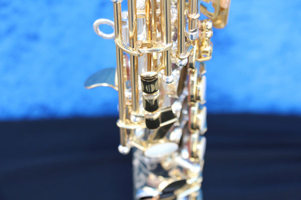 Kenny G G-series IV Silver Body with Lacquered Keys Soprano Saxophone