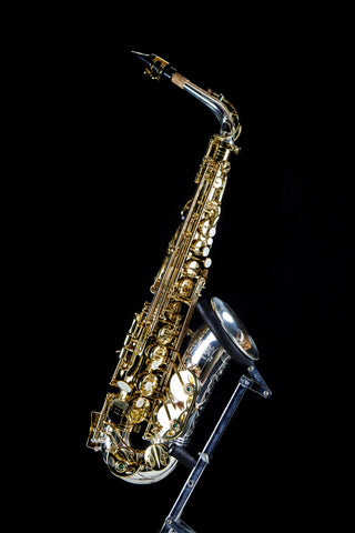 Kenny G E-Series IV Alto-Saxophone Lacquer Body & Keys with Silver Neck & Bell