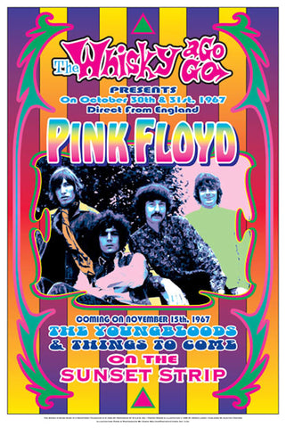 Pink Floyd  Whisky A-Go-Go Poster