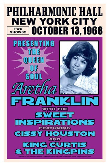 Aretha Franklin Poster